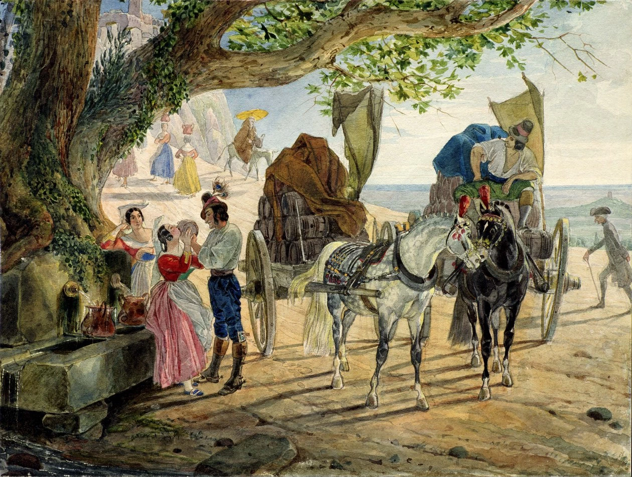 Festa ad Albano, 1830 - 1833